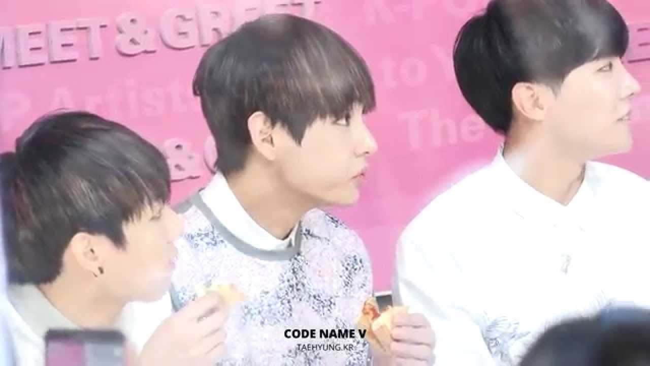 150603 MEET & GREET 방탄소년단 뷔 냠냠태