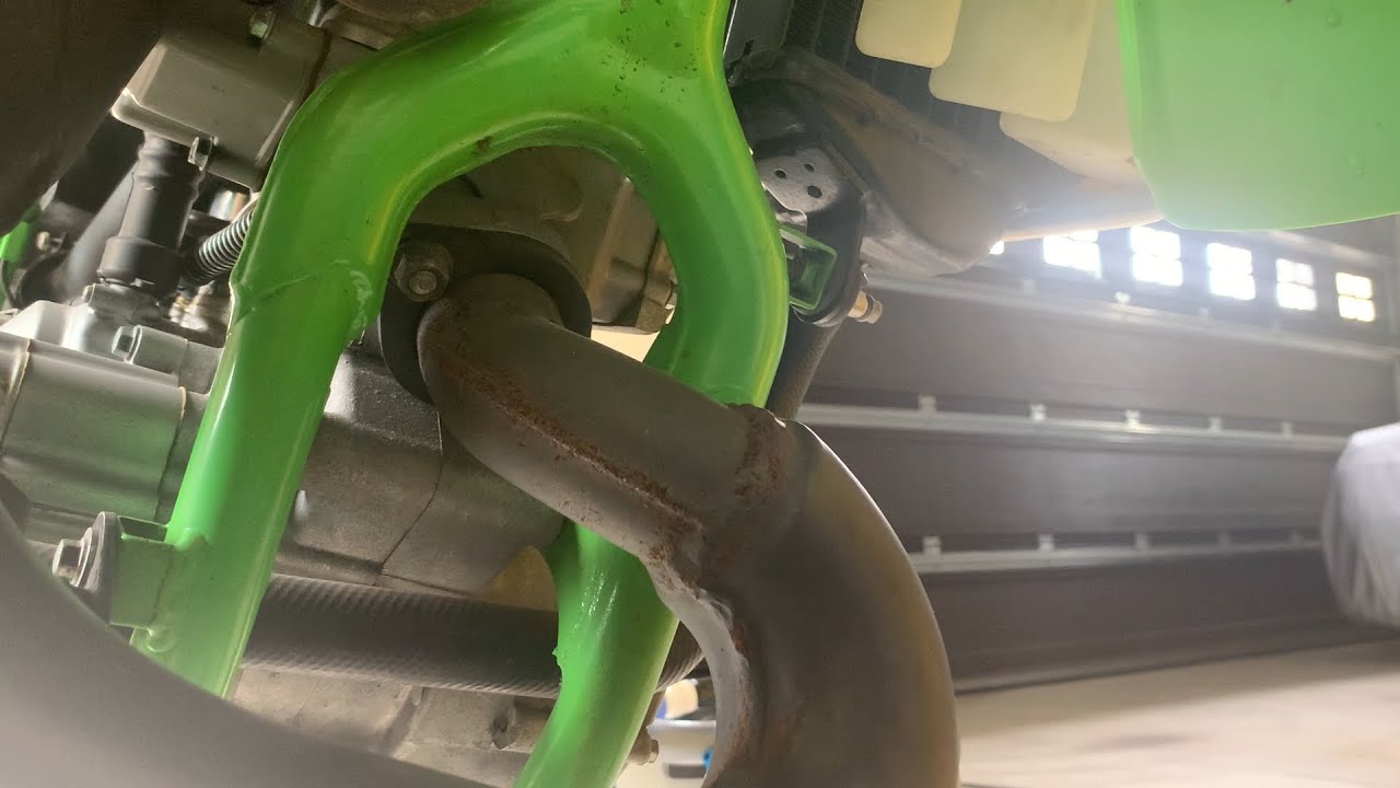 【KDX125SR】チャンバーを取り外してピストンの傷を簡易点検しました。やはりそうなのか・・・