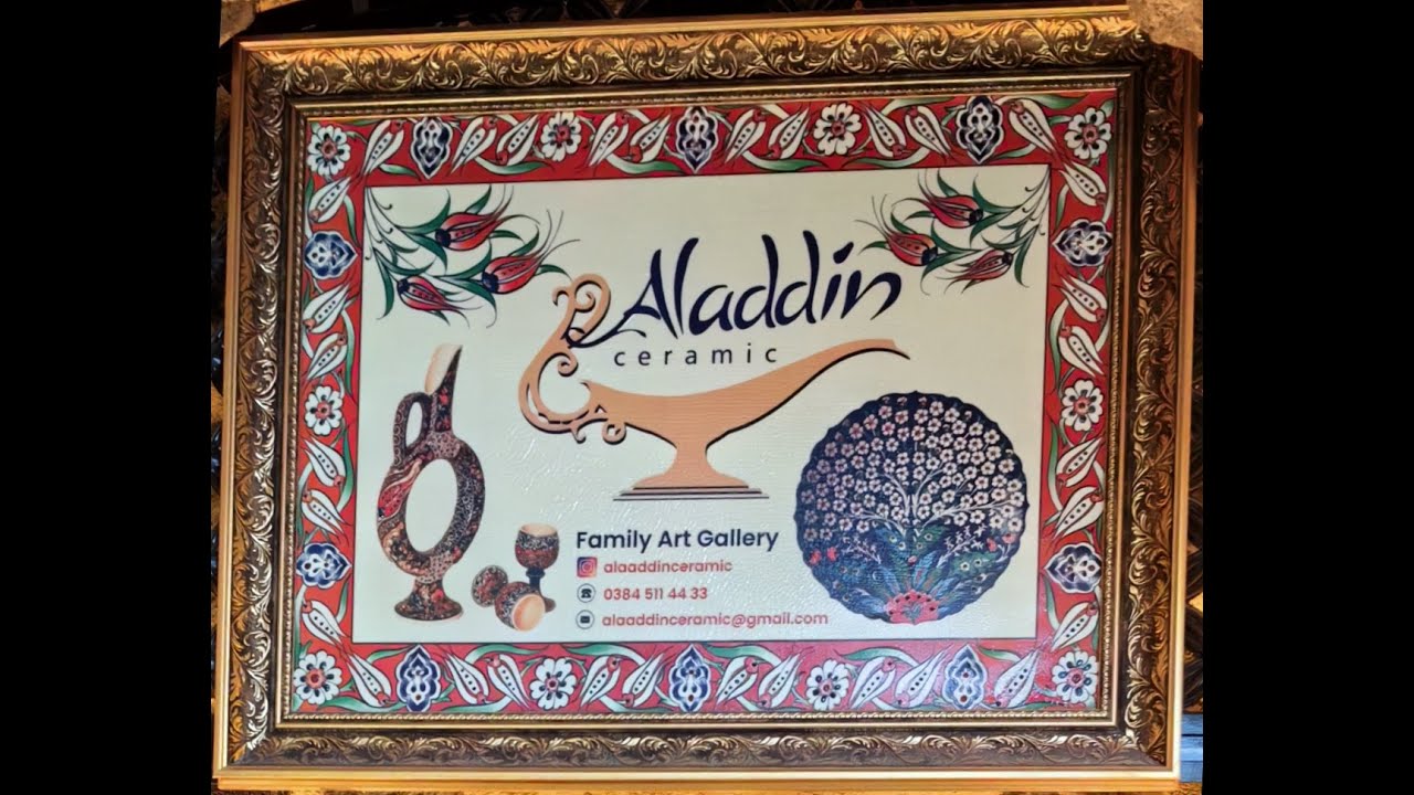 4k  - Aladdin Ceramic - Family Art Gallery - Kapadokya - Turkey