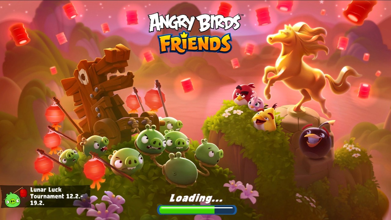 Angry Birds Friends. Лунная удача 5 (16.02.2026). 3 звезды. Отрывок от Сергея Фетисова.