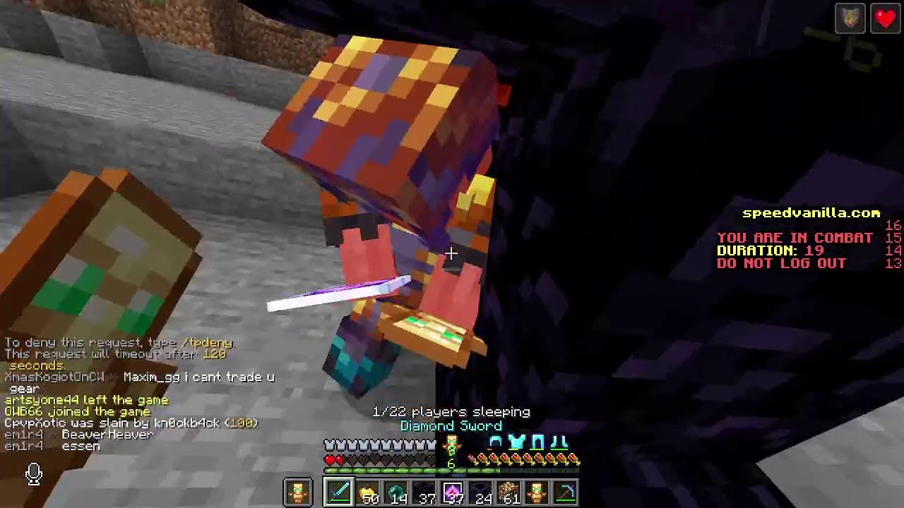 dropping on speed vanilla