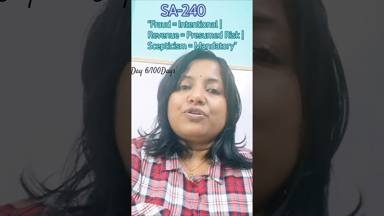 SA 240 -Auditor’s Responsibility Relating to Fraud 🔥 | CA Final Auditing | ICAI |