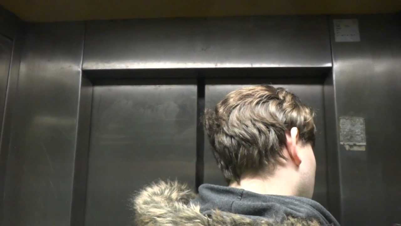 KONE (mod. by: Thyssen). traction Incline elevator @ Hallunda Subway station, Stockholm, Sweden.