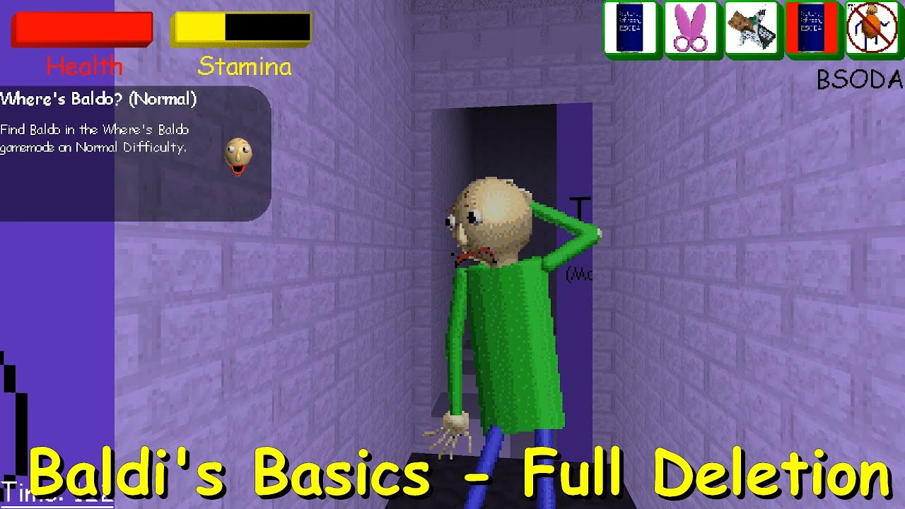 Baldi's Basics - Full Deletion Early Access - Baldi's Basics Mod
