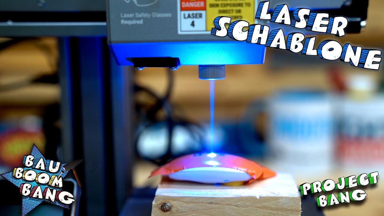Laser Schablone mit dem Laser! Was der Snapmaker alles kann!