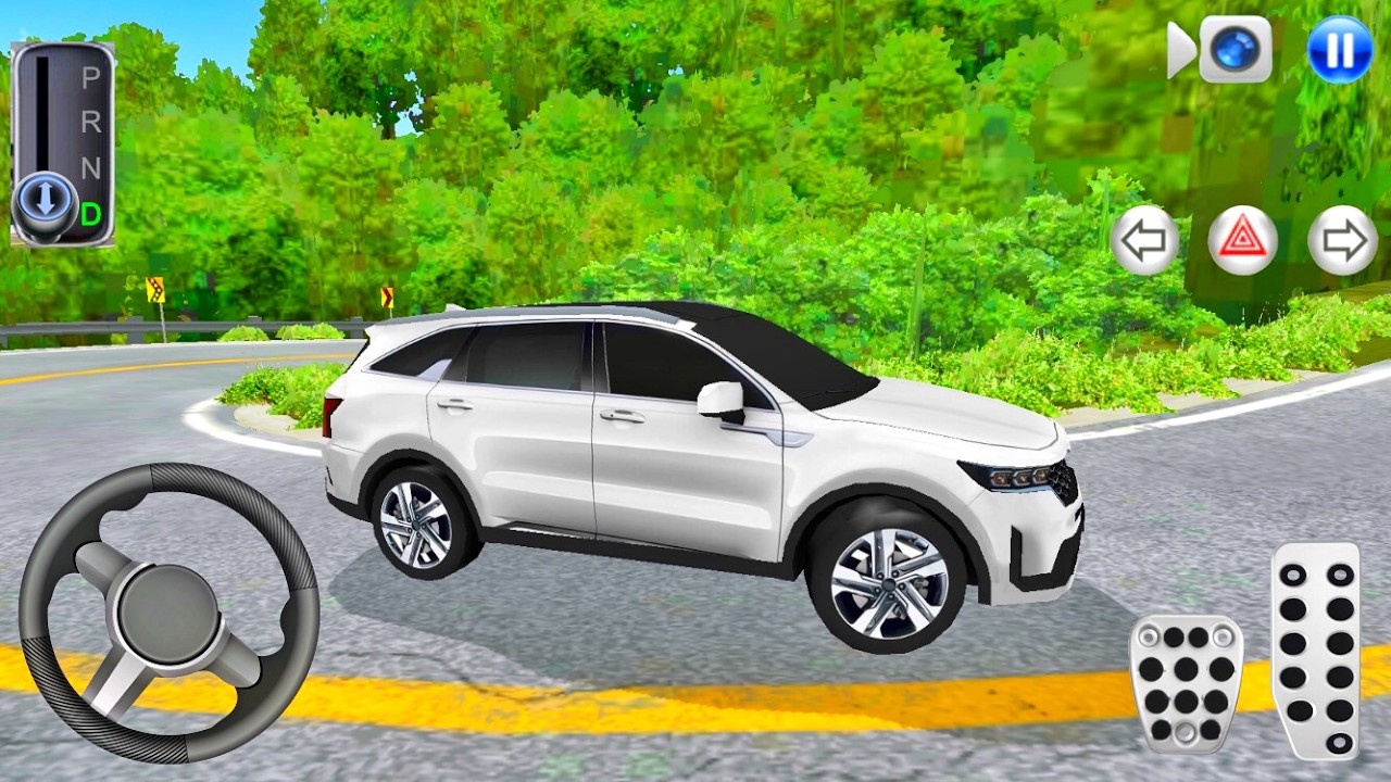 New KIA Sorento SUV Driving in Narrow Mountain Roads - 3D Driving Class Simulator - Android Gameplay