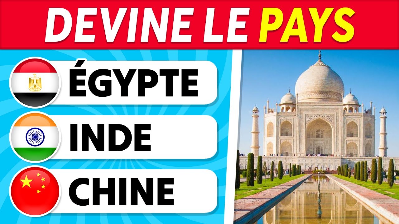 🚩 Devine le PAYS par le MONUMENT 🧠🗿🌎 | 65 PAYS à DEVINER - Quiz Géographie