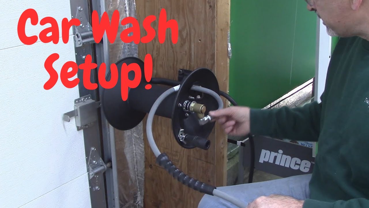 Car Wash Station in Garage