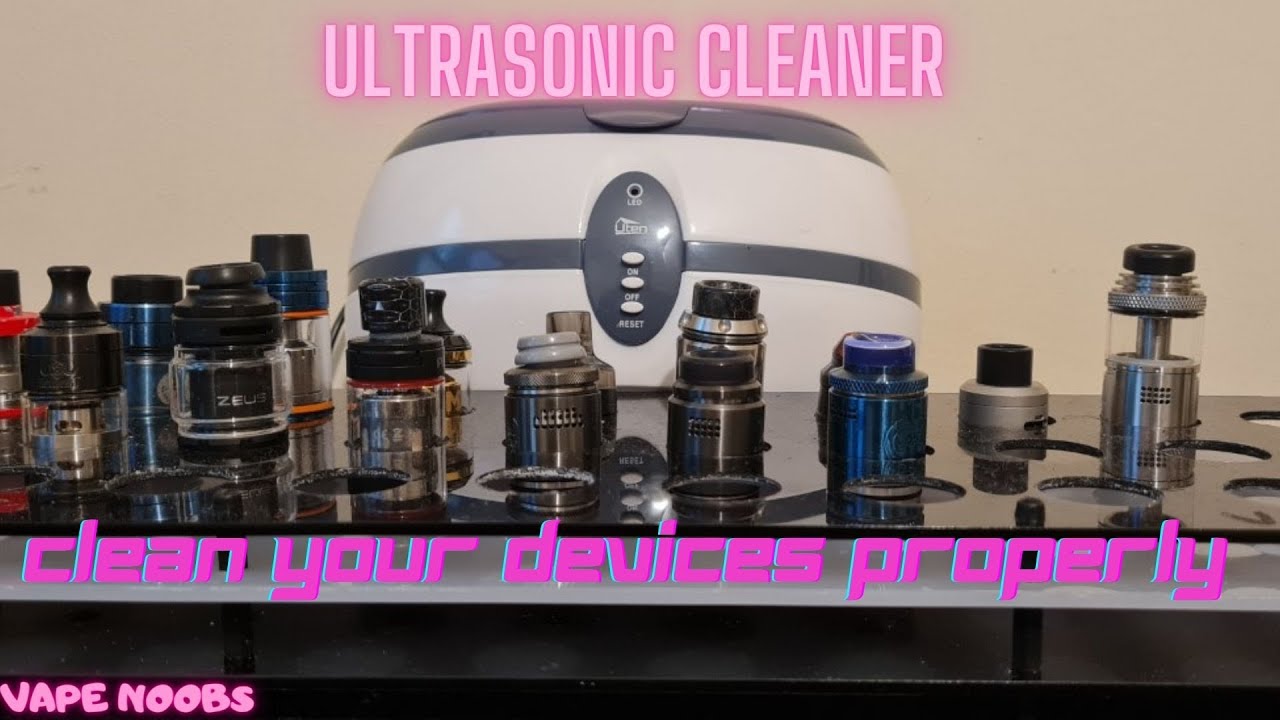 Как очистить RDA/RTA/БАК с помощью ультразвукового очистителя