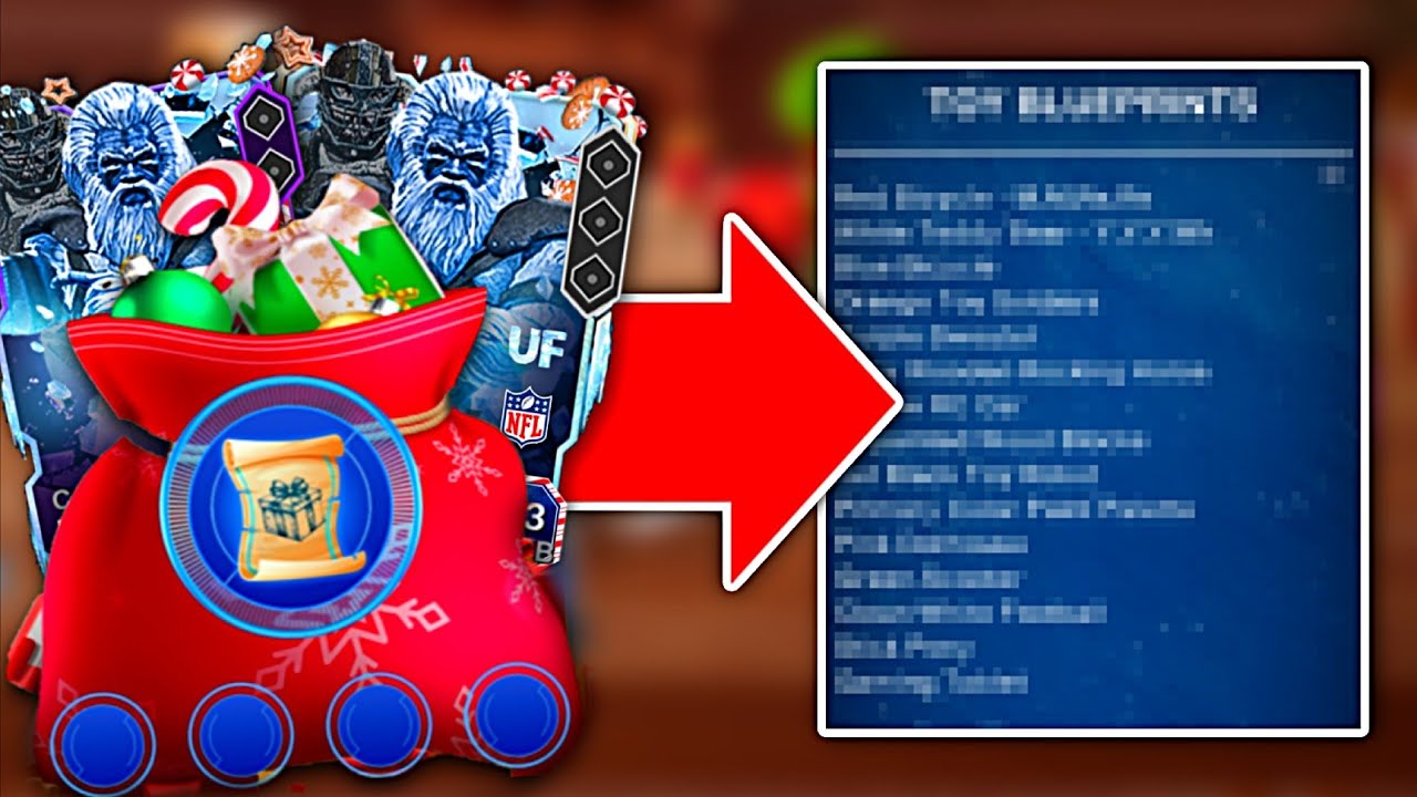 EVERY ULTIMATE FREEZE TOY BLUEPRINT CODE LEAKED! CLAIM EVERYTHING NOW! - Madden Mobile 26