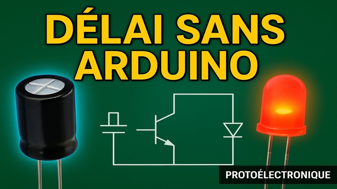 Faire un délai SANS Arduino juste avec un condensateur !