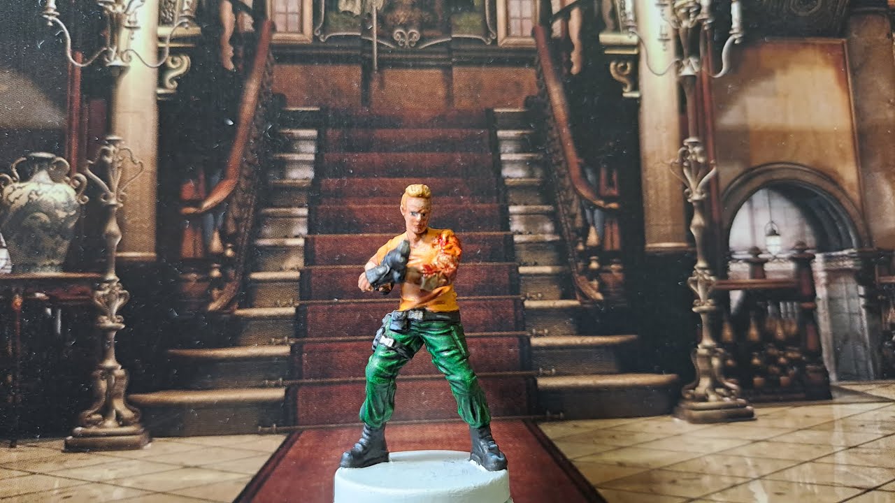Resident Evil Board Game - Richard Aiken Painting Video