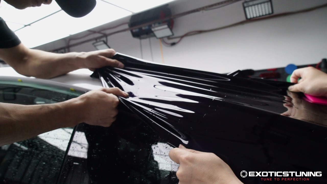 Tesla Model Y GSWF Gloss Dark Amethyst PPF & 3M Crystalline Window Tint
