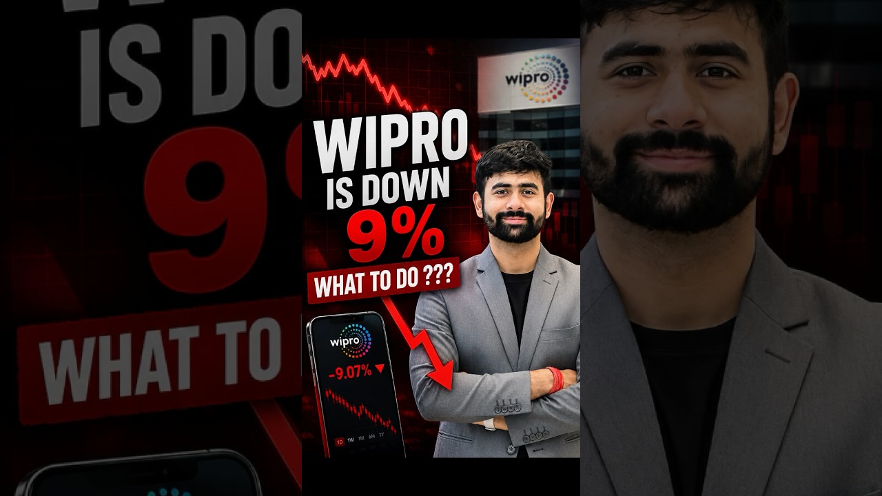 WIPRO CRASHED! 📉 Buy, Hold or Exit?