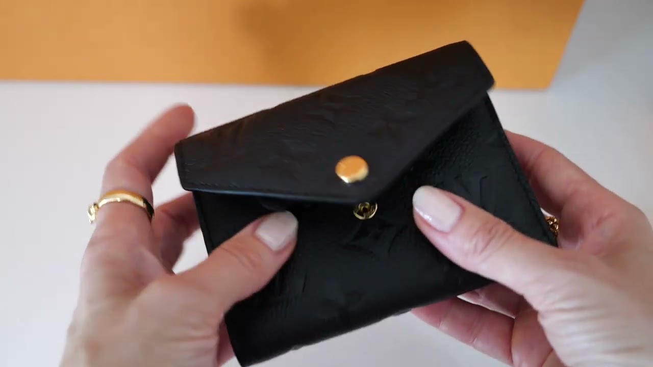 LOUIS VUITTON Victorine Wallet What Fits #louisvuitton