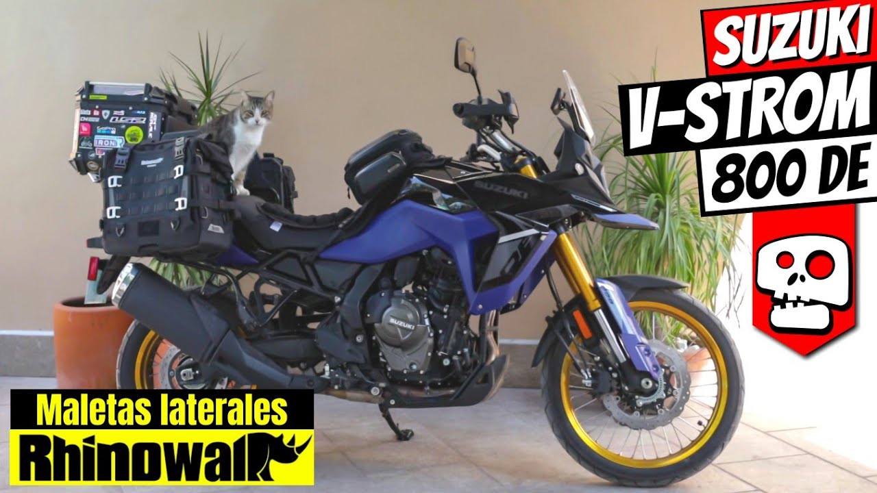Suzuki V-Strom 800DE | Instalación de maletas laterales Rhinowalk Mechanic 35L | Alets Go