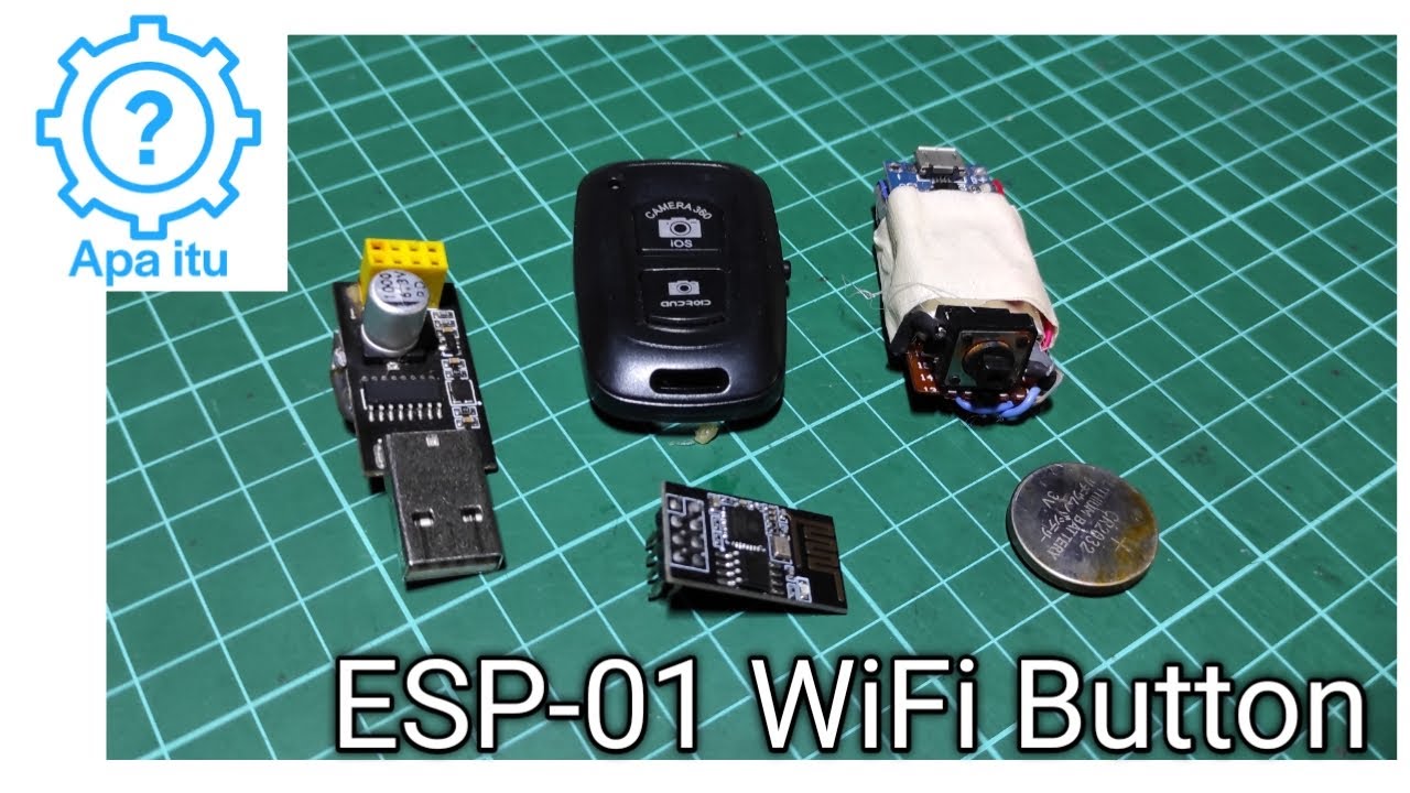 #ApaITU ESP-01 WiFi Button