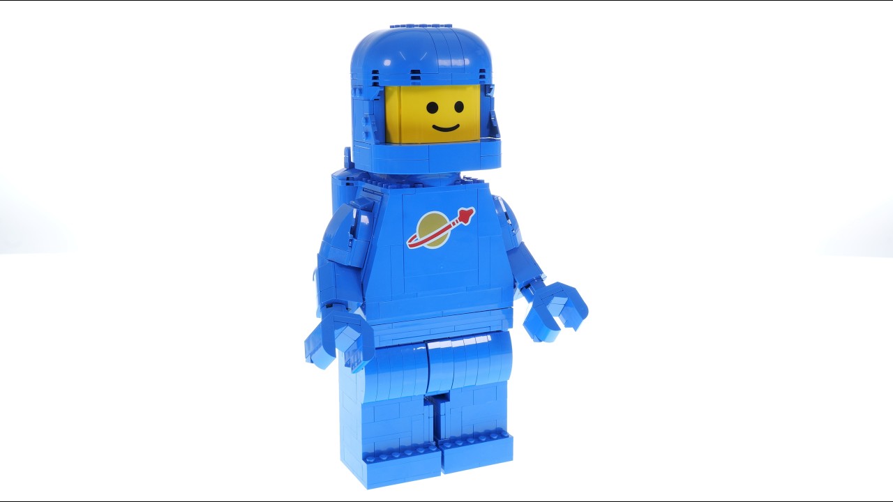 Gro&szlig;e Minifigur Blauer Astronaut - LEGO 40921 Speed Build