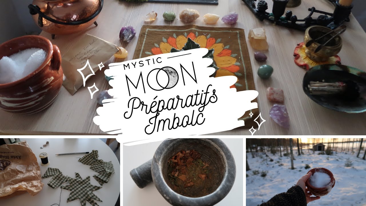 Préparatifs Sabbat Imbolc : autel, encens, ...