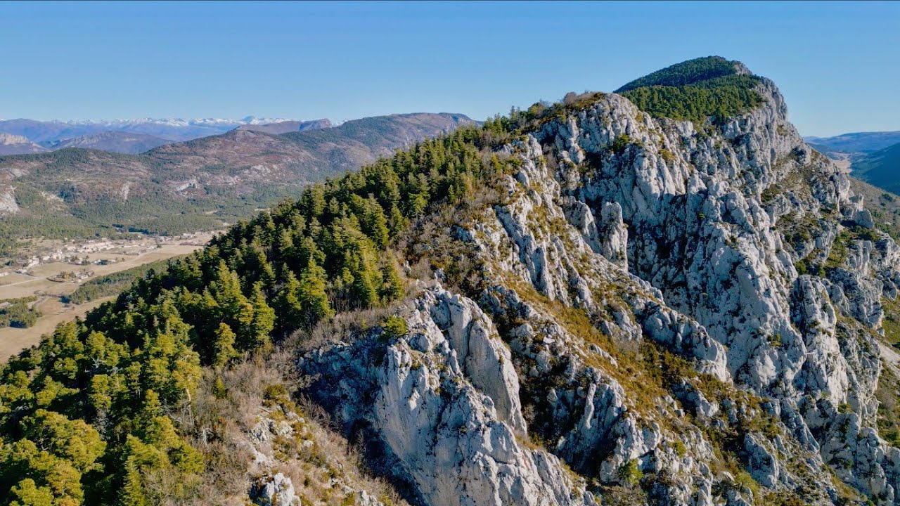 Randonnée Seranon / Caille en boucle par les Crêtes du Bauroux 06 ,  DJI mini 3 Pro