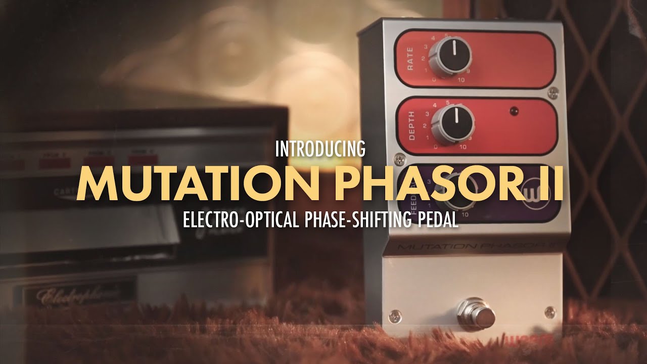 Mutation Phasor ll | Electro-Optical Phase-Shifting Pedal With Feedback Circuit