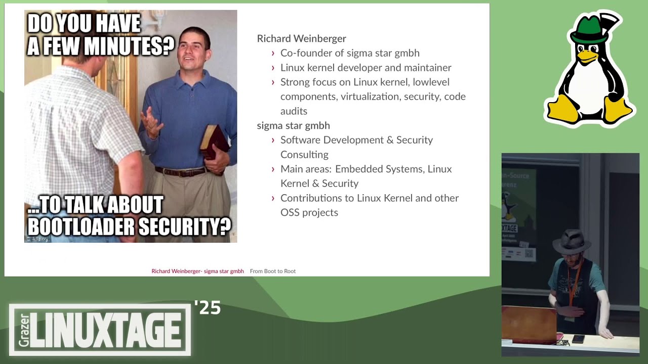 Grazer Linuxtage 2025 - From Boot to Root: Identifying and Mitigating Security Issues in Bootloaders