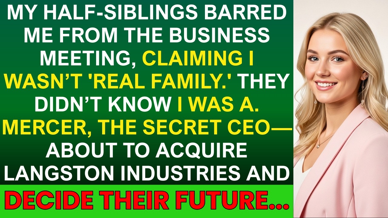 My Family Didn't Invite Me To The Business Meeting, But I Pay For Everything