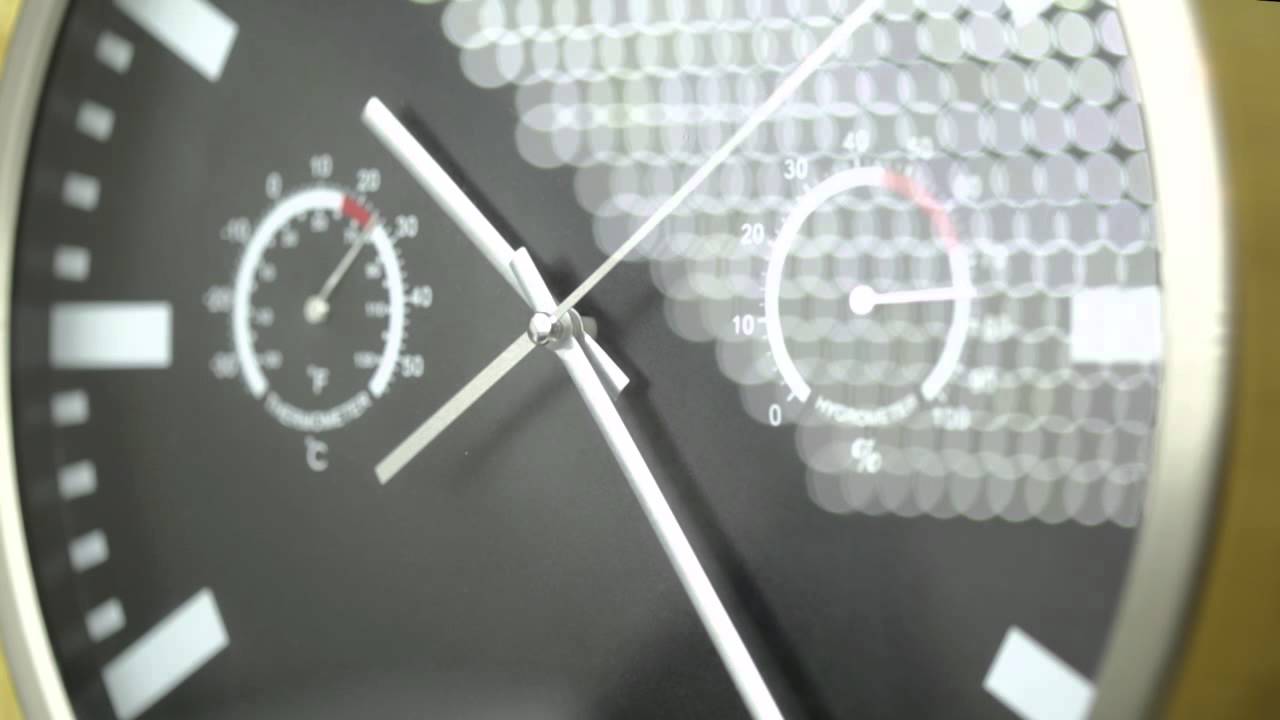 A modern clock ticking, ASMR, no talking