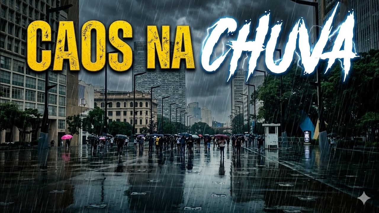 Chuva no Centro de São Paulo: Caos, Correria e Realidade