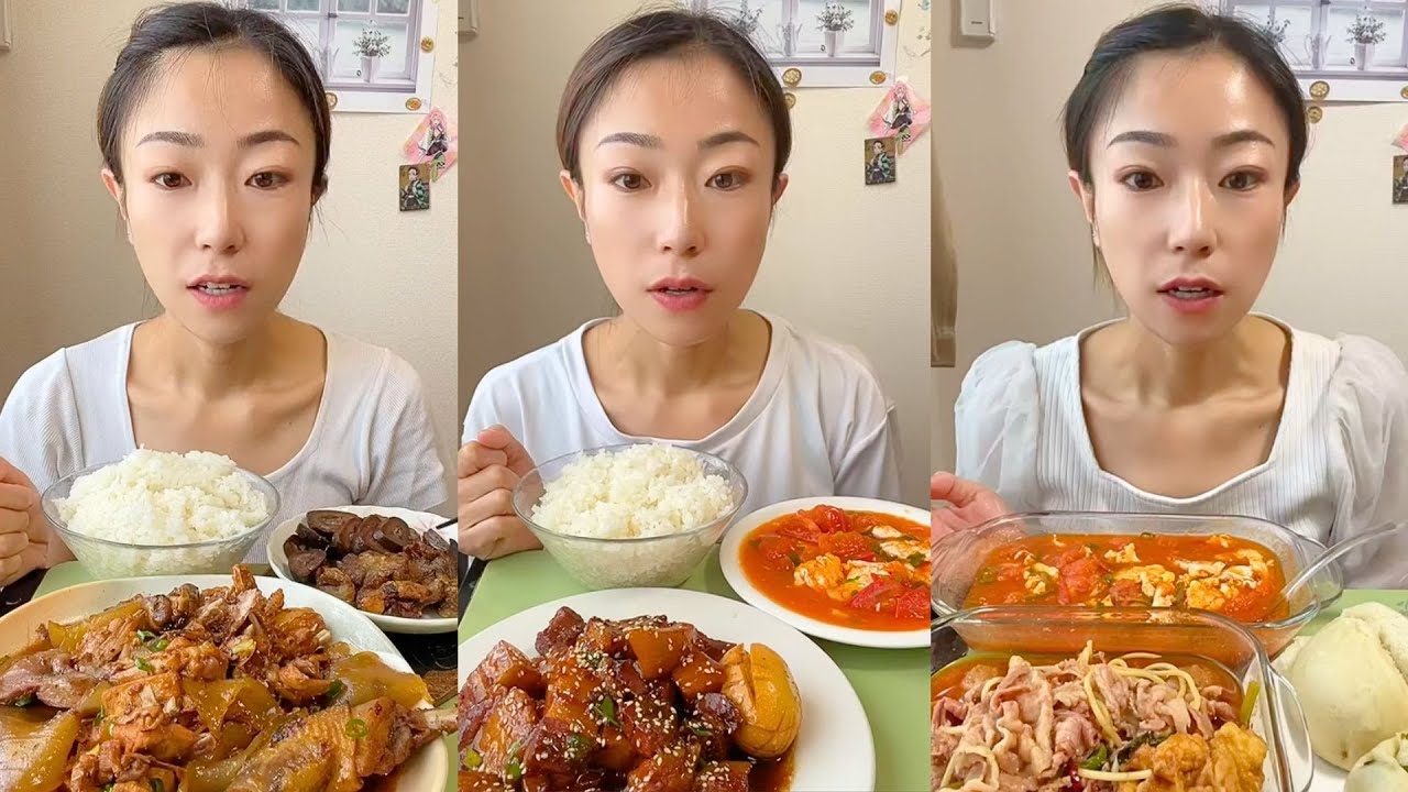 Chinese Home-Cooked Food Mukbang | Realistic Eating Sounds No Talking #418
