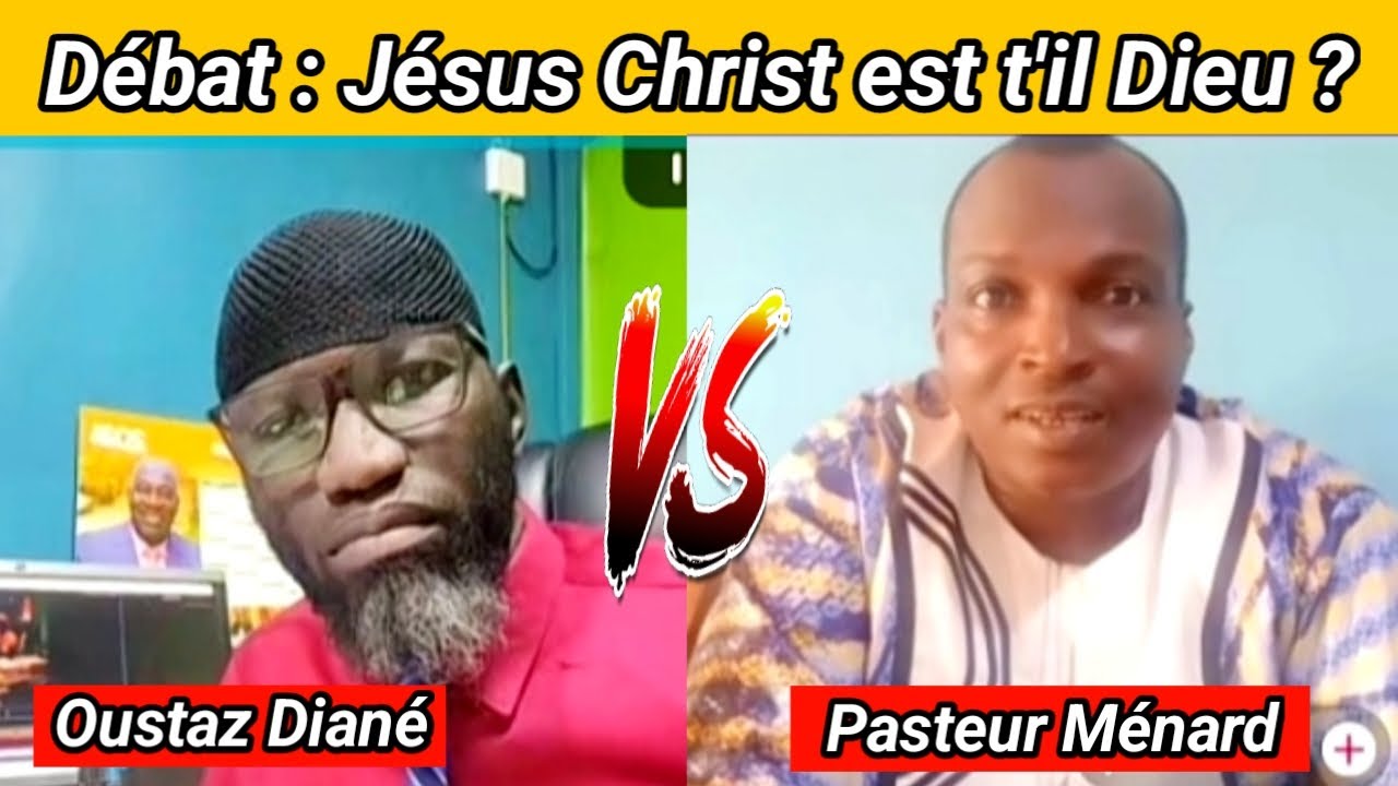 🛑💢 Débat entre Oustaz Diané et Pasteur Ménard sur le thème de la divinité de Jésus Christ.