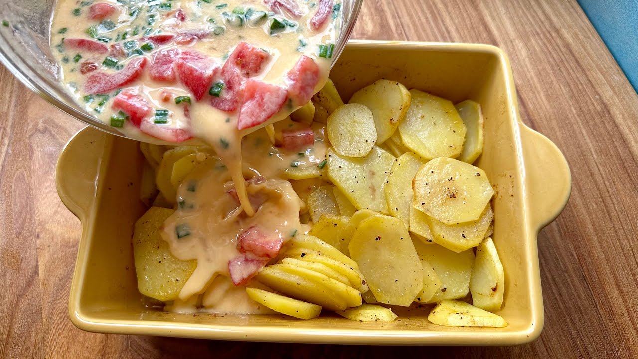 The most delicious recipe with potatoes! You'll cook it every day! Dinner in 10 minutes