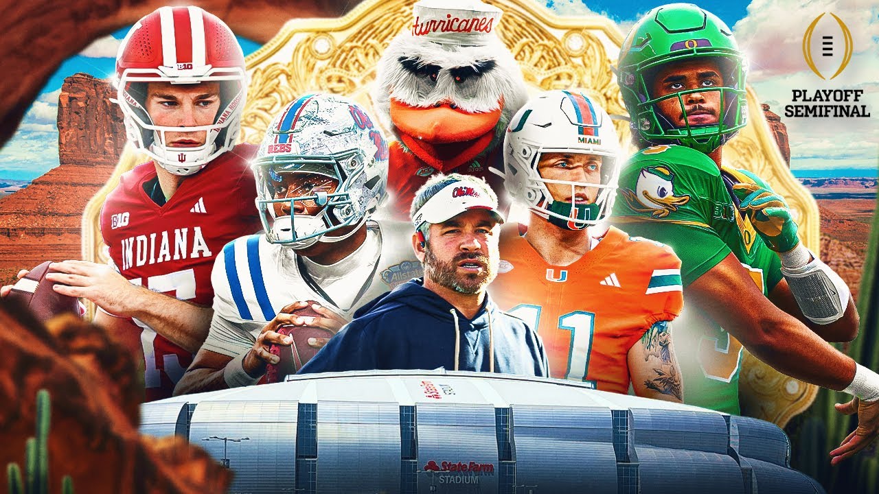 🚨LIVE from Fiesta Bowl: Miami or Ole Miss to play for the Title? | Countdown to the CFP Semifinals