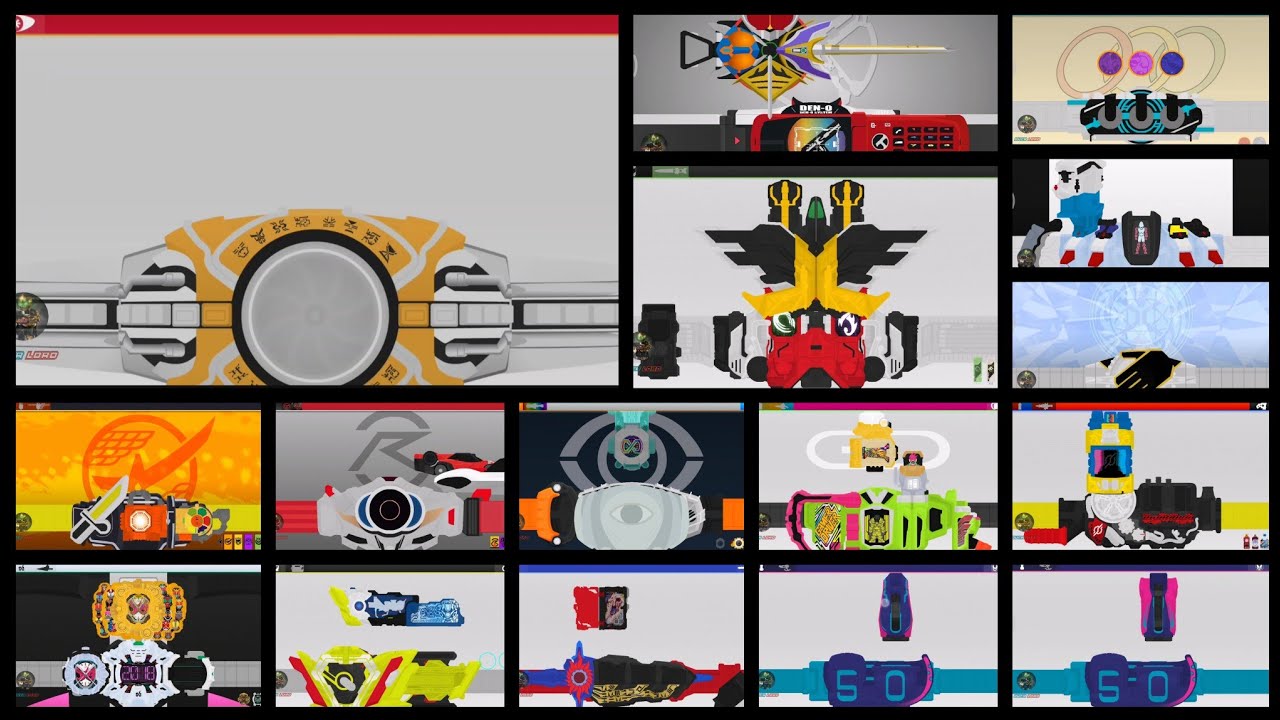 Flash Belt Kamen Rider || All Final Form Kamen Rider Henshin