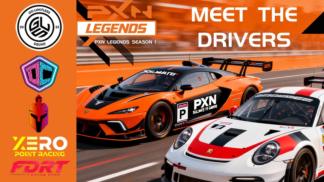 PXN Legends, 1 сезон — познакомьтесь с шестью нашими гонщиками!