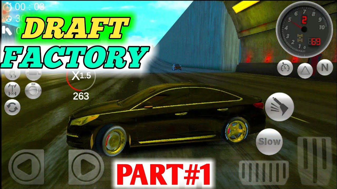 DRAFT FACTORY GAMEPLAY||CAR RACING GAME/#PART1