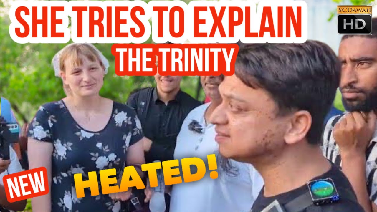 She tries to explain Christianity! Mansur Vs Christian Lady | Speakers Corner | Hyde Park