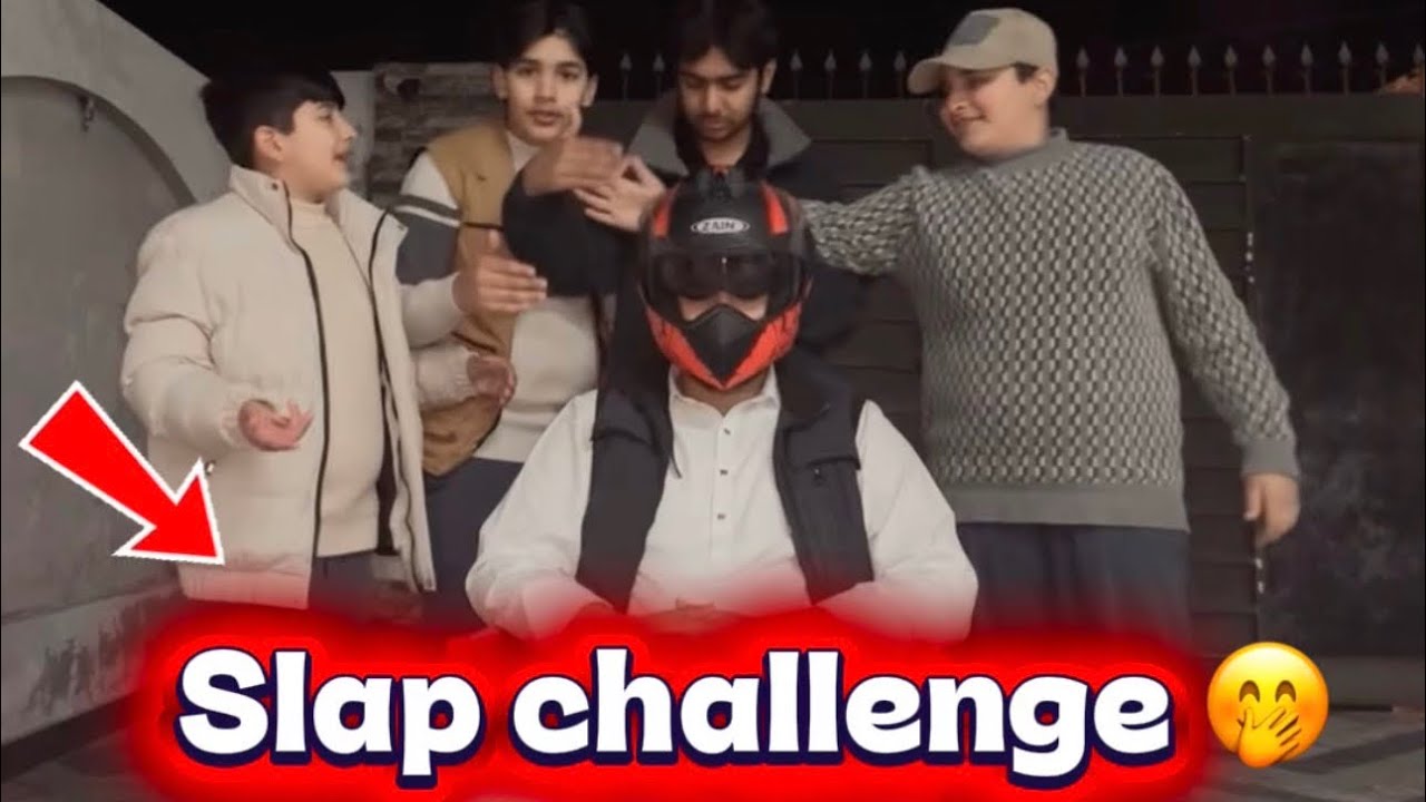 Slap challenge 🤭 boht maza aya 🤩 bhai naraz ho gya 🤧