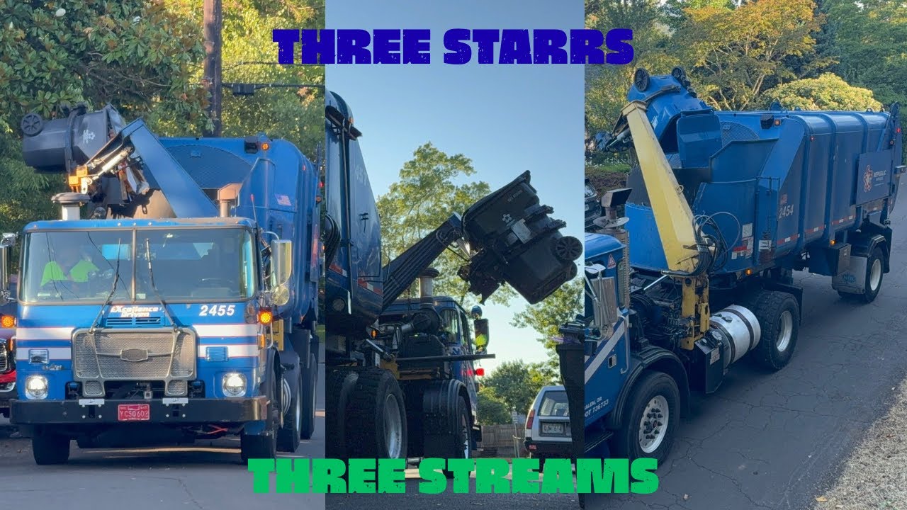 Republic Services: Three Heil STARR Garbage Trucks, Three Waste Streams