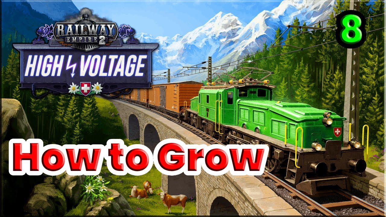Making Switzerland POP! Railway Empire 2 DLC High Voltage