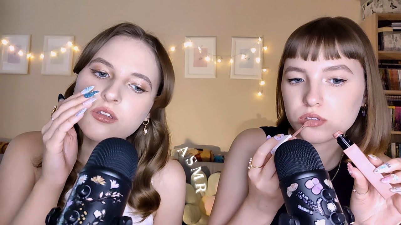 ASMR but double the tingles (binaural, random tapping, mic scratching, mouth sounds...)