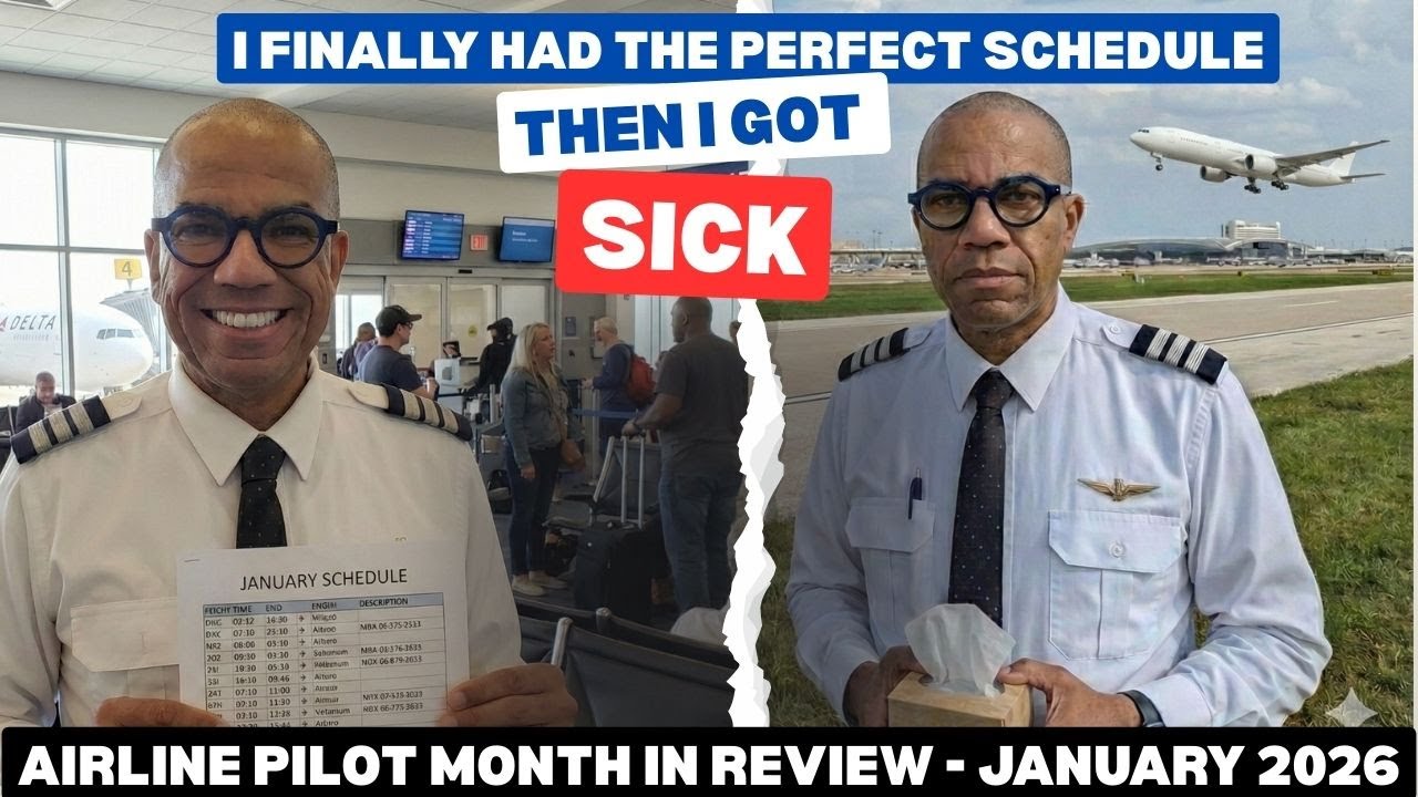 Airline Pilot Month in Review: I had the perfect month.....and then I got sick