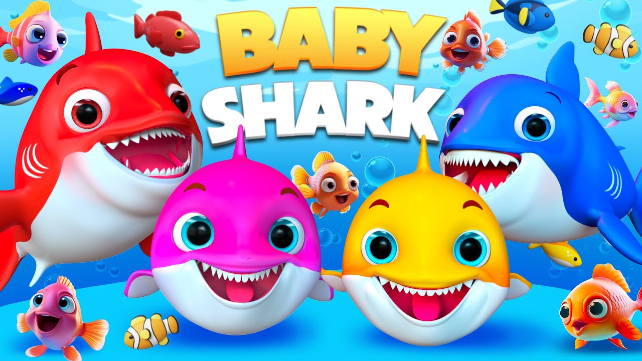 Baby Shark Splash Doo Doo , Happy Birthday Song - Nursery Rhymes - #nurseryrhymes #shorts #kids