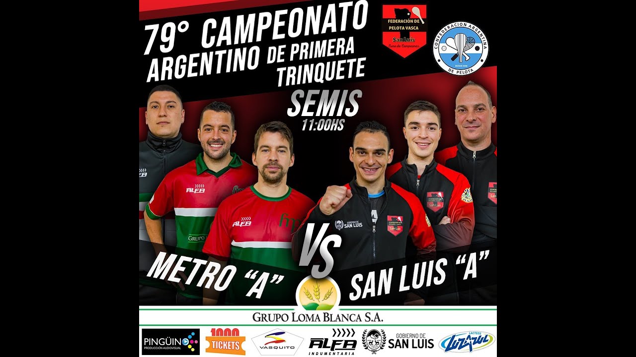 79 Campeonato Argentino Primera categoria 1ra Semifinal San Luis 