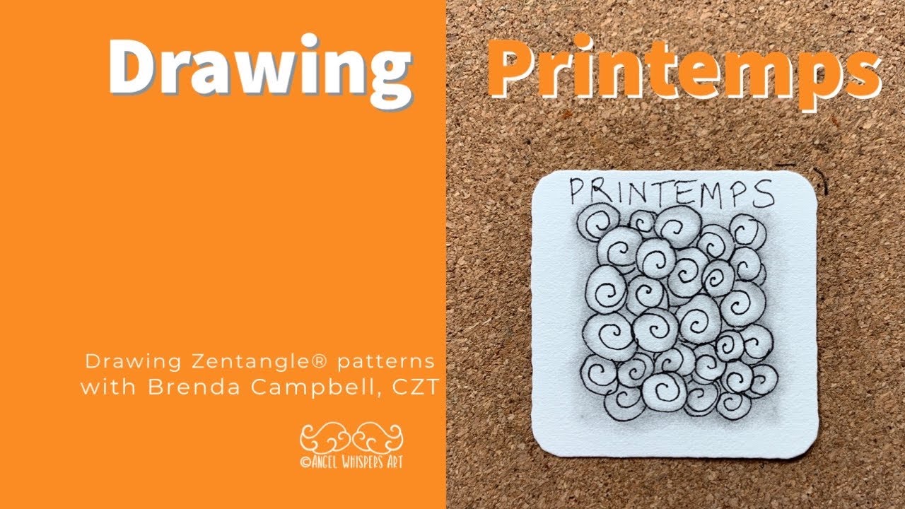 Zentangle ® Patterns | Angel Whispers Art | Printemps