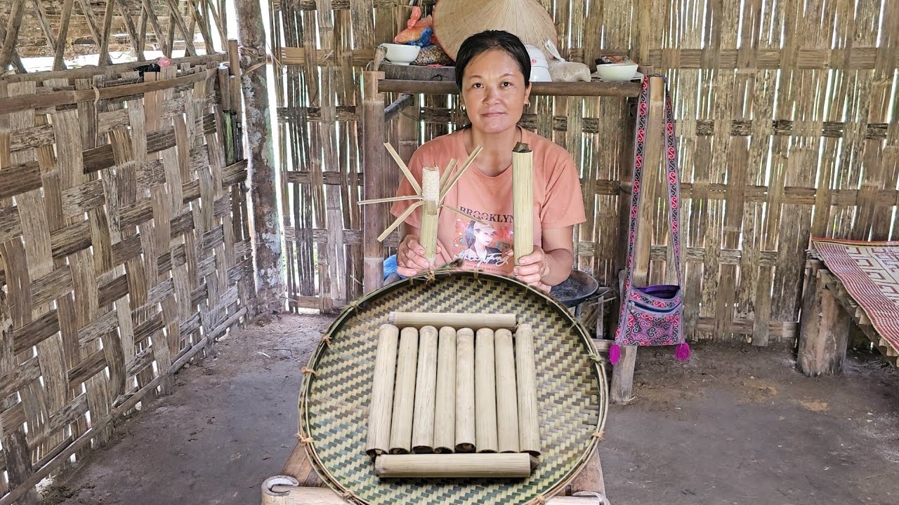 How to make simple bamboo tube rice with delicious country flavor