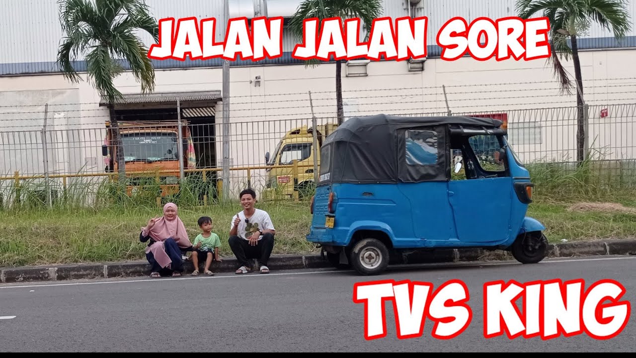 JALAN JALAN SORE DI KAWASAN INDUSTRI MM2100 NAIK TVS KING
