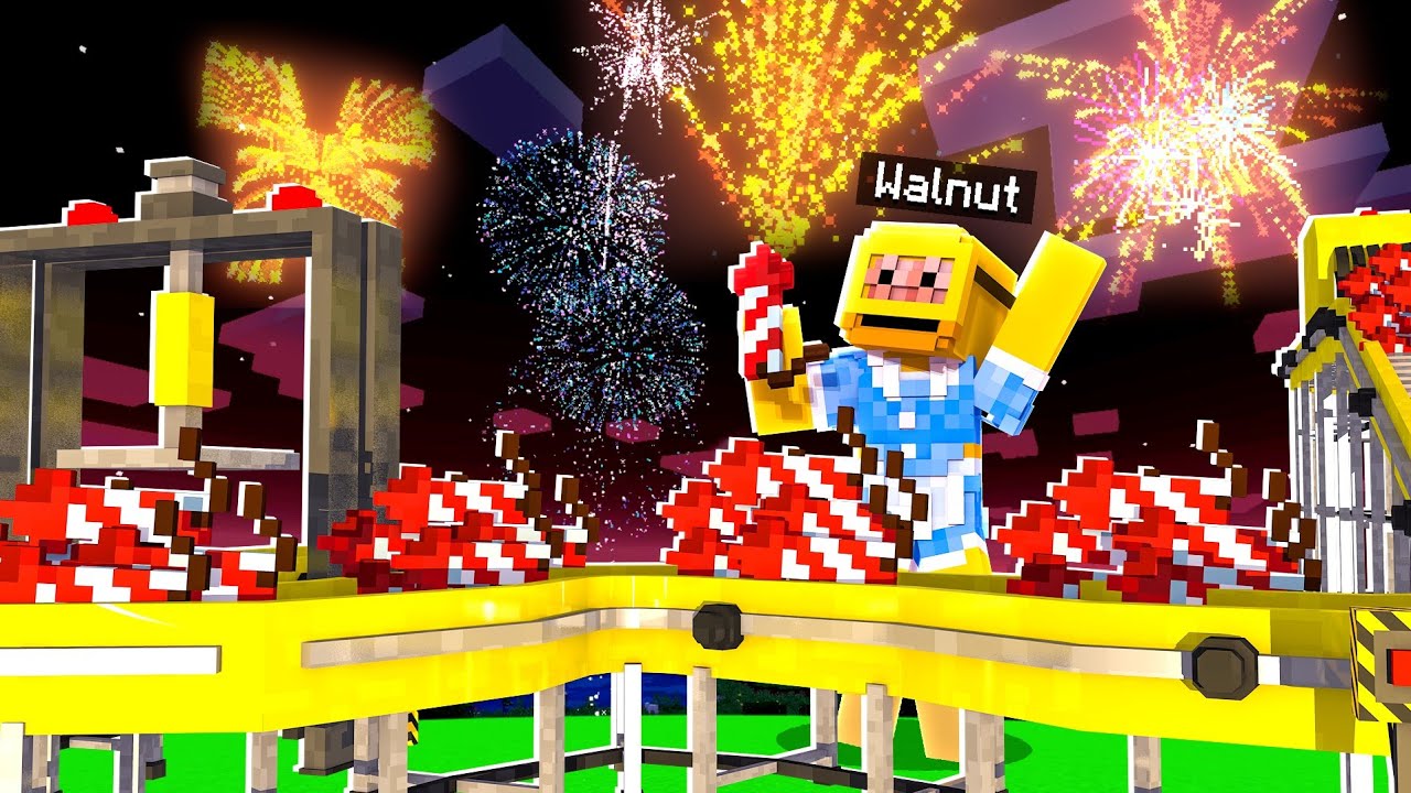 Ik Opende Een Vuurwerk Fabriek In Minecraft (Survival)