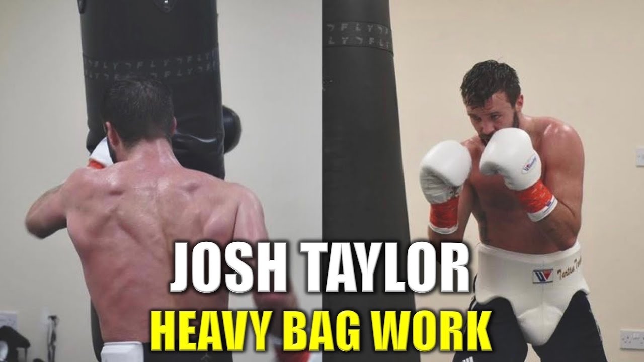 Josh Taylor Heavy Bag Training