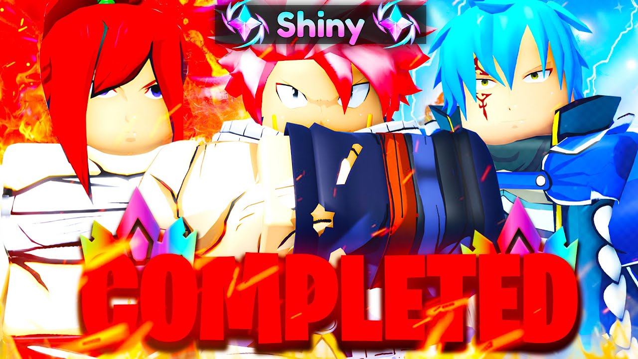 Completing The Fairy Tail Update Anime Rangers X Roblox! │ Showcase
